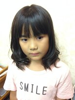 フェリシータ 緑地公園店(felicita) 黒髪ガールズ♪ナチュラルカール鎖骨ミディ