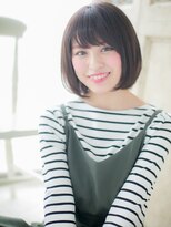 クオーレ ヘア アンジュ 水戸店(CUORE HAIR ange)&nbsp;*ange水戸*…シンプル is the BEST！前下がりナチュラルボブa