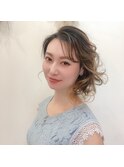 ゆるふわサイドアップ　《　六本木　ヘアセット　》