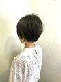 ジップバイノート 藤沢(.zip by note) 襟足をキュッと絞ったふんわりショート、白髪ぼかしが得意です♪