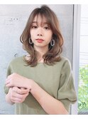 春のくびれヘア、ペールベージュがおすすめ【riko立野】