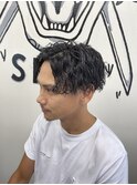 センターパートツイストスパイラル