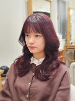シエル 姫路店(CIEL) 韓国風レイヤー×ラズベリーピンク×イルミナカラー【TAKASHI】