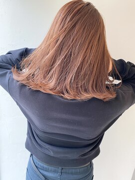 ムク 横浜店(muku) ピンクブラウン　ケアブリーチ　ダブルカラー