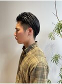 かき上げヘアスタイル