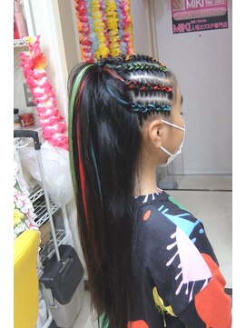 エクステ専門店ミキ 横浜店(MIKI) キッズダンスイベントヘア♪子供ヘアセット大人気☆
