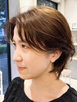 カムジーヘッド(COMEGHEAD)&nbsp;大人ショートボブショートカットココアアッシュくびれミディ