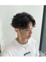 エアー 銀座タワー(AIR)&nbsp;刈り上げパーマスタイル/スパイラルパーマ/メンズカット