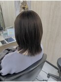 レイヤーミディアム×地毛風縮毛矯正　before after