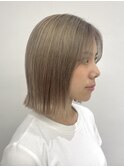 切りっぱなしボブ