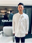 サイドパートスタイル
