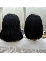 シンズ 銀座(sins)&nbsp;かわかすだけで仕上がる美シルエットボブ！[30代40代50代60代]