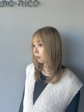 マノニコ(mano-nico) ワンカールレイヤーカット