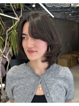 ピークアブー 原宿ハラカド(PEEK-A-BOO) フェイスレイヤー/前髪なし/ボブ/内巻き/簡単スタイリング