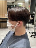 ハイトーンカラー/マッシュパーマ/アースカラー/men's/