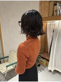 くるくるbobパーマ