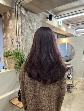 リラクオーレ 三宮 元町(LIRA CUORE) レイヤー×ボルドーカラー