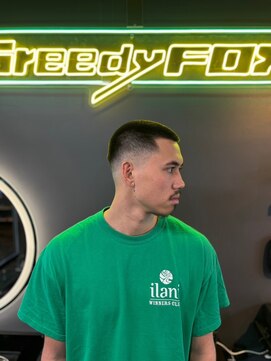 グリーディーフォックス 三軒茶屋(GreedyFOX) 波巻き/マッシュパーマ/ウルフ/ハイライト<理容室>