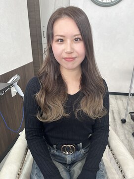 ベルヘアーデザイン 堺東(Belle hair Design) くびれヘア/レイヤー/レイヤーカット/外国人風/韓国風/堺東