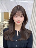 大人可愛い20代30代40代ローレイヤー顔周り前髪似合わせ銀座
