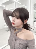 韓国ヘア/韓国スタイル/縮毛矯正/髪質改善/レイヤーカット
