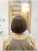 ショートボブ30代40代50代前下がりボブショート【新百合ヶ丘】