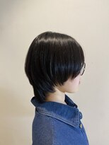 ニシオギ ヴォイス 西荻窪店(nishiogi voice) 洗練されたシルエットが魅力◎大人クールな丸みボブ/黒髪