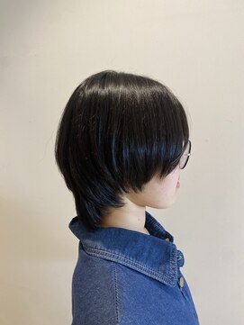 ニシオギ ヴォイス 西荻窪店(nishiogi voice) 洗練されたシルエットが魅力◎大人クールな丸みボブ/黒髪