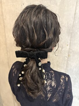 エイミー 伏見店(aemii) ふわふわローポニー