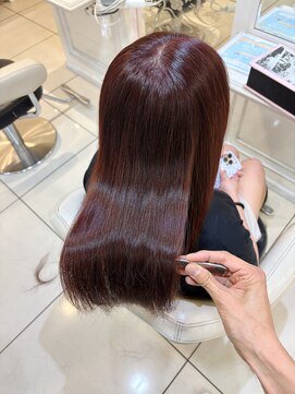 アッシュ 西荻窪店(Ash) ピンクブラウン髪質改善カラー