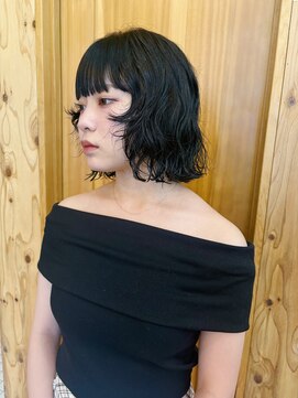 ベンジー 薬院大通店(benji) ニュアンスボブパーマ！