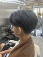 ディグイットバーバーショップ(Dig it !! BARBER SHOP)&nbsp;センター分けテーパーフェード