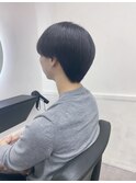 《GRANDLINE友田千栄》シースルーバング黒髪マッシュ　韓国ヘア