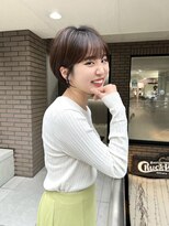 コール ネックス ザ サロン 表参道(COALL nex the salon)&nbsp;ココアベージュ小顔愛されショートボブ