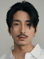 レタッチバイフィフス(RETOUCH by fifth) 原宿ニュアンスパーマ毛流れヘアセンターパート大人ビジネスヘア