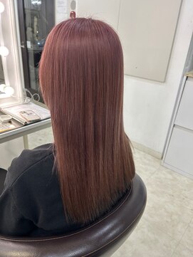 ワンズリー 本厚木店(ONE's ly) アンブレラカラーピンクベージュイメチェン前髪クールショート