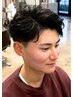 メンズカット+眉毛カットorマッサージ ￥6,000[表参道駅/青山/Men's]