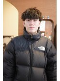 メンズツイストスパイラルパーママッシュウルフ眉毛カット