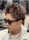メンズカット×ツイストパーマ