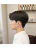 【韓国発！美骨格矯正】デザインカット＋ダウンパーマ＋眉カット