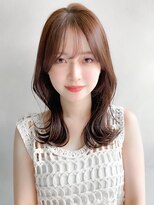 リヤン 表参道(lyann)&nbsp;艶感セミディくびれミディくせ毛風カールデジタルパーマモテ髪