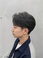 アッシュ 八王子みなみ野店(Ash)&nbsp;センターパート×フェザーパーマ　八王子みなみ野