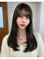 サンド ミュウ 横浜店(sand mieu)&nbsp;結べるレイヤー◎/レイヤー×グレージュ×髪質改善×縮毛矯正