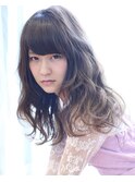 波巻きグラデベージュ