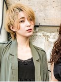 terara★多田羅　今っぽショート…ダブルカラーでショートウルフ