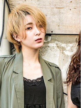 ハナモリ テララ(hanamori terara) terara★多田羅　今っぽショート…ダブルカラーでショートウルフ