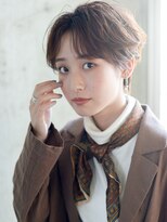 エムクランメイクス 原宿 表参道(m.clan MAKE'S)&nbsp;大人かわいいハンサムマッシュショートフェザーバング前髪