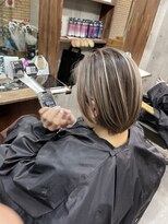 ラフ(LAFF)&nbsp;#黒髪#ボブルフ#ネビージュ#小顔#ワンレン