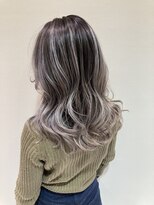 ヘアーアンドメイク アンジュ 中野店(Hair&Make ange) シルバーバレイヤージュ