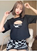 アイドル風大人可愛い小顔前下がりボブ×ナチュラルボブ20代30代